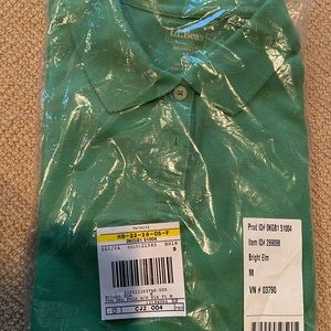 LLBean-Women’s Premium DoubleL-Polo-s-sleeve, relaxed fit-color in bag is actual